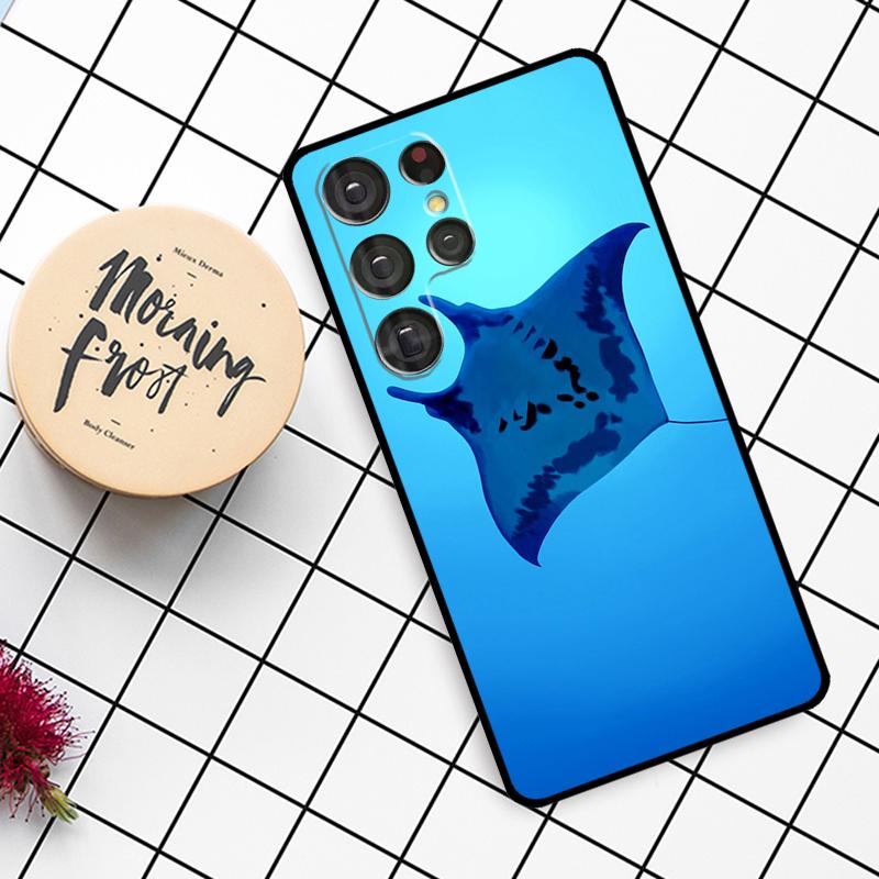 Чехол с рисунком ската для Samsung Galaxy S21 S22 S23 S24 S25 Ultra S9 S10 S25 Plus S25 FE S20 FE