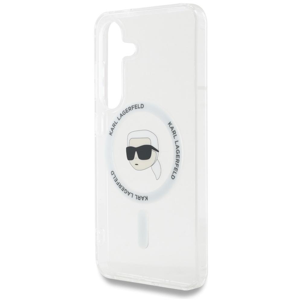 Etui do Samsung Galaxy S25 Karl Lagerfeld MagSafe Karl Head Logo