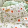 Chic Botanical Duvet Cover Garden Floral Bedding Set 4 Pieces Leaves Duvet Covers Set For Girls Women Farmhouse Comforter Cover