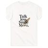 Мужская футболка Hamilton Musical Theatre - Бродвей с надписью Talk Less Smile More, Повседневная футболка с круглым вырезом и коротким рукавом для фанатов, Подарок для