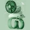 Мультяшный наручный маленький вентилятор беззвучный USB зарядка студенческий мини портативный ремешок игрушка подарок вентиляторы милые красочные осветительные приборы для охлаждения