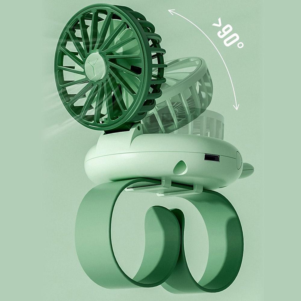 Мультяшный наручный маленький вентилятор беззвучный USB зарядка студенческий мини портативный ремешок игрушка подарок вентиляторы милые красочные осветительные приборы для охлаждения