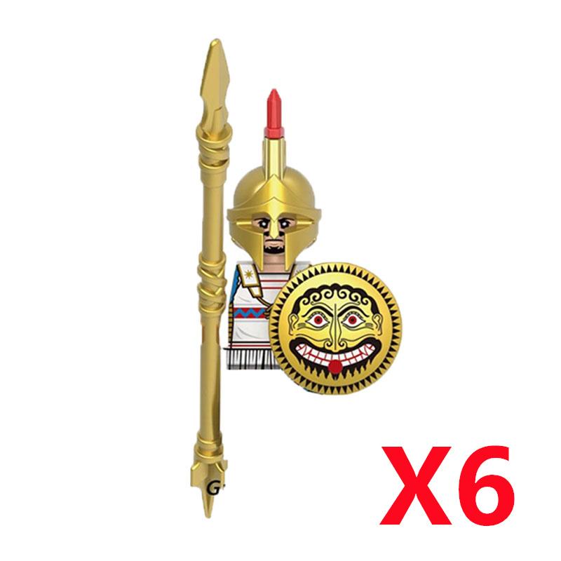 Средневековый Солдат Рыцарь Фигурка MOC Строительный Блок Зеленый Дракон Замок Пехота Орки Пират Римская Кавалерия Оружие Игрушки Подарки D122