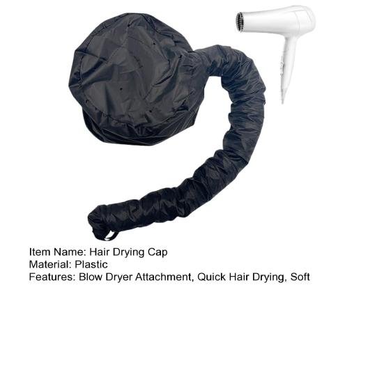 Hooded Hair Dryer Bonnet Soft Drying Styling Curling Deep Conditioning Oil Hair Treatment Cap Blow Dryer Attachment Women Hair Care Diffuser Hat