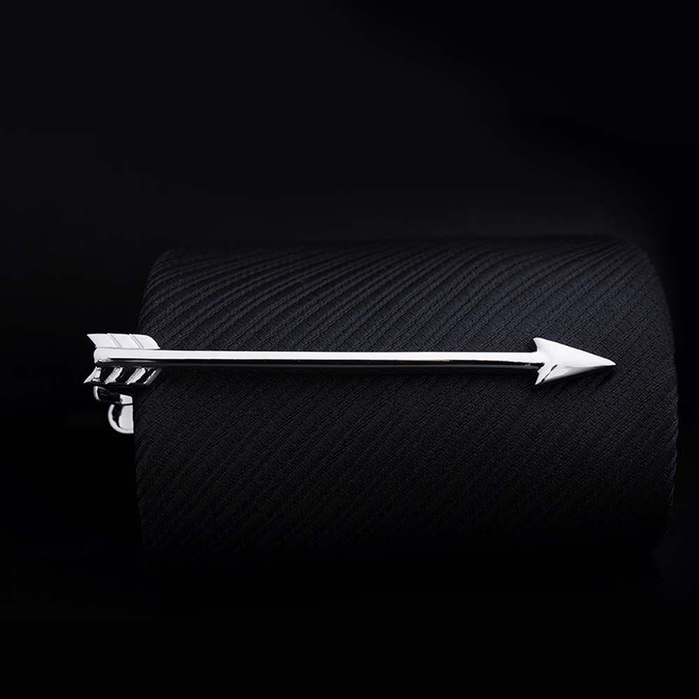 Clasp Charm 1 Piece Wedding Silver Metal Key Shape Jewelry Glasses Shape Tie Clip Necktie Clips Pin