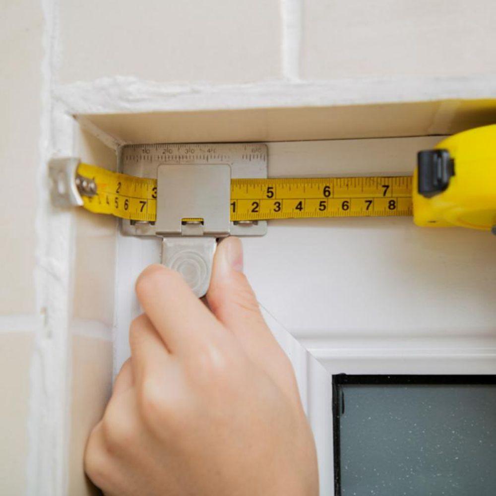 Многофункциональный Удобный Зажим-линейка Зажим для рулетки Локатор рулетки Калибровочный инструмент