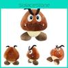 Adorable 6'' Super Mario Bros. Sad Goomba Stuffed Plush Doll Toy For All Ages