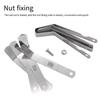 16 Blades Metric Feeler Gauge 0.05-1.0mm Curved Valve Offset Meansurement Tool for Spark Plug Gap Valve Tappets
