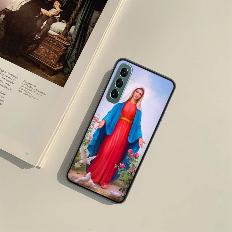 New Virgin De Guadalupe Virgen Mary Phone Case For Samsung A55 A35 A25 A15 A54 A34 A24 A14 A70 A71 A50 A51 A17 A05S Galaxy A40 A