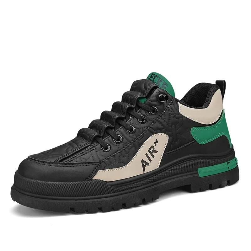 Мужская обувь, удобная мужская повседневная обувь на плоской подошве со шнуровкой, уличные мужские кроссовки, модная спортивная вулканизированная обувь, мужская обувь 2024