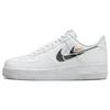 Air Force 1 07 Multi Swoosh - White Black Men Sneakers Light-Silver Medium-Ash FN7807-100