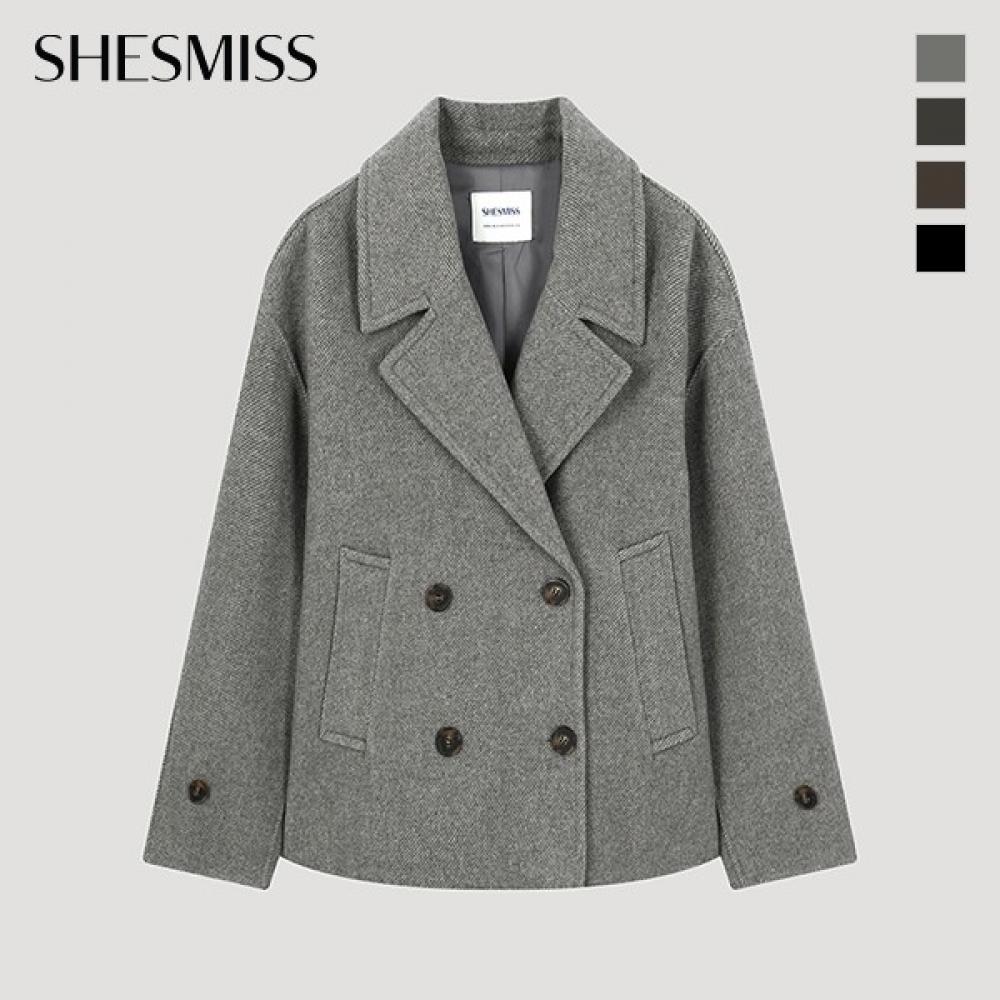  She S miSS Двойной жакет из смеси шерсти ручной работы Swhjko42110