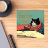 Wall Calendar 2026 Cute Reading Cat Pattern Calendar 12 Monthly Schedule Calendar Family Daily Plan Organizer For Office School