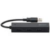 USB-концентратор Buffalo BUFFALO с питанием от шины USB2.0, 4 порта, черный BSH4U25BK [совместим с Windows/Mac]