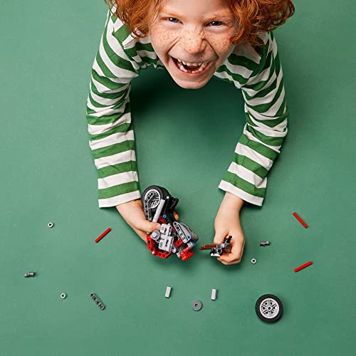 Набор для сборки мотоцикла LEGO Technic для приключенческого велосипеда 42132, модель игрушечного мотоцикла 2 в 1