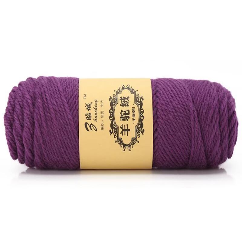 100 г/моток Мягкая и прочная камвольная пряжа ручной работы для вязания одеяла, свитера, шарфа