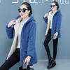 Women's Plus Size Long Velvet Thickened Faux Lambskin Casual Jacket for Autumn/Winter 2023