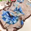 Silk Scarf Women'S Summer Square Scarf Mulberry Silk Scarf Gift Foreign Style Spring And Autumn Shawl