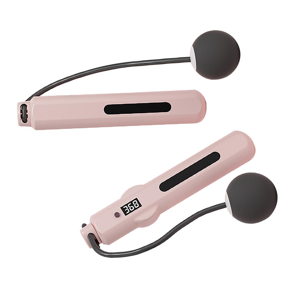Cordless Jump Rope Intelligent Voice Broadcasting Weighted Jump Rope with Counting Screen for Fitness for Men Women