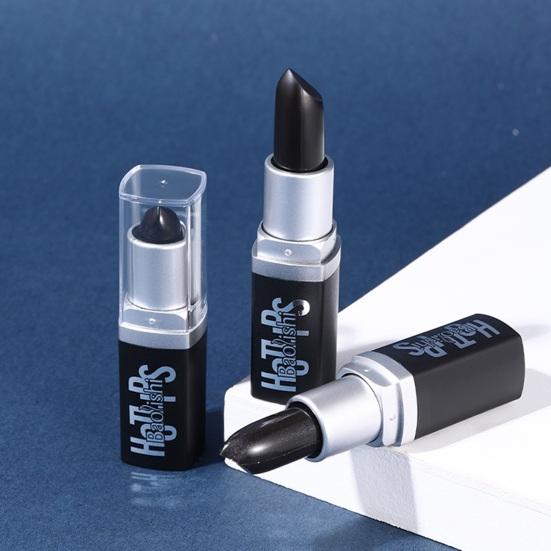 Black Lipstick with a Soft Texture That Creates Flattering Line and Can Be Worn Alone or Paired Lip Gloss To Create Unique Look for Any Occasion. This