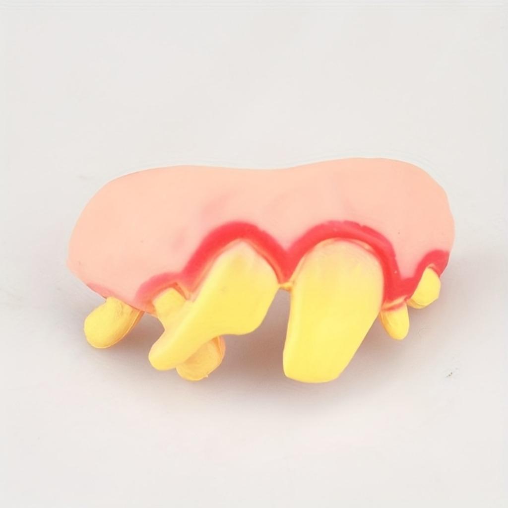 10 шт. новинка в виде шуточных зубных протезов - разноцветные пластиковые забавные зубные протезы для Дня смеха и реквизита на Хэллоуин
