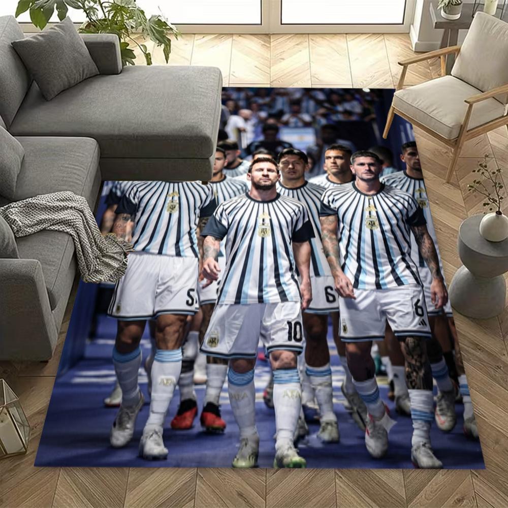 Argentina Football Team Area Rug Suitable For Living Rooms Entryway Game Room Balcony Antislip Rug Office Home Decor Gift For Festivals