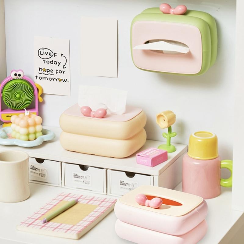 Простые органайзеры для салфеток в дофаминовой тематике, Премиальные материалы, Дизайн, Настольные органайзеры для современного дома и офиса