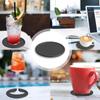 Non Slip Round Shape Mat Glass Bottle Pad Coffee Beer Mug Wine Thicken Mat Silicone Rubber Drink Coasters