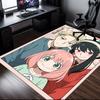 Spy Family Adventure Rug Office Carpet Non-Slip Mat, Chair Rug Floor Covering for Gaming, Bedroom, Living Room , Home Decor Christmas Gift