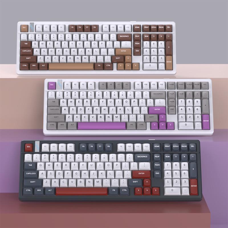 102-клавишная механическая RGB-клавиатура с горячей заменой и прокладкой