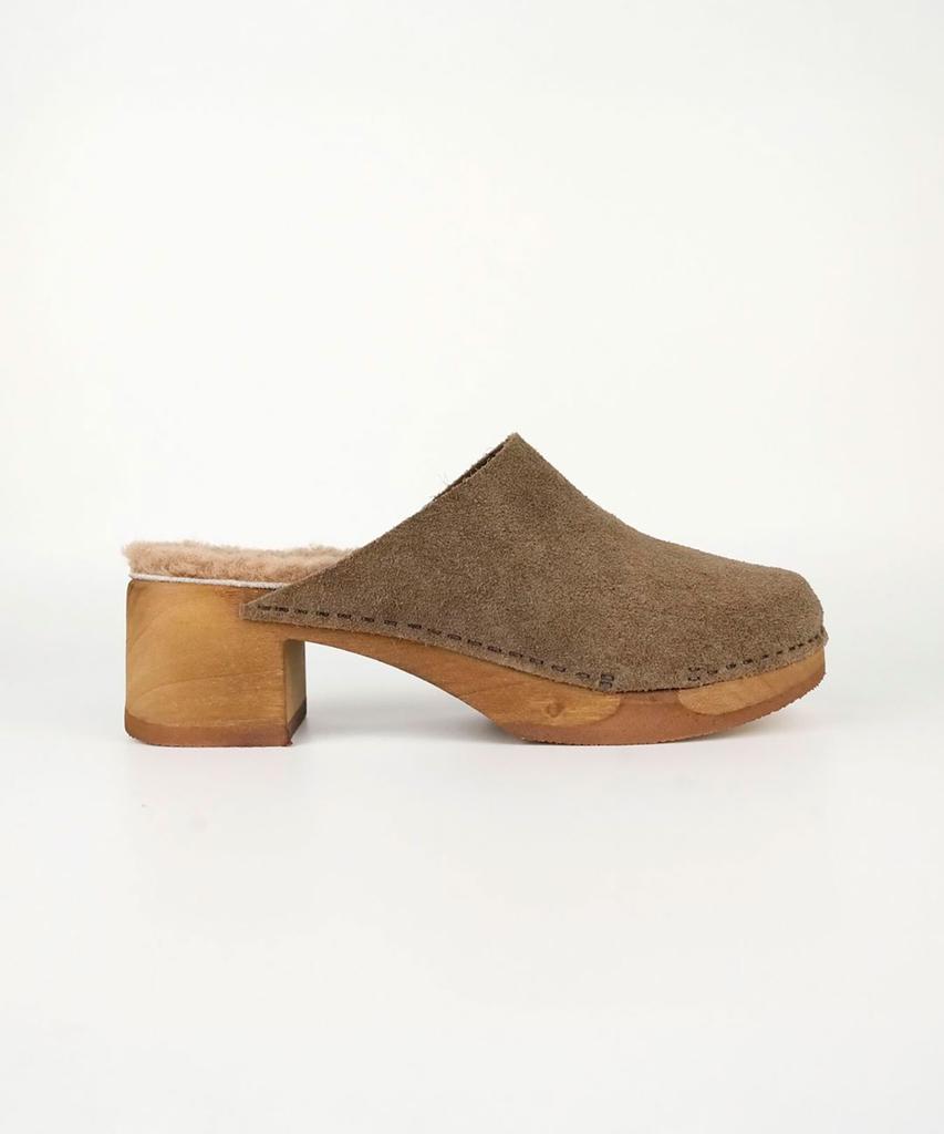 Bosabo Basic Wooden Clog Mule_Tundra(5Cm) Bosw25Wsli006Tun