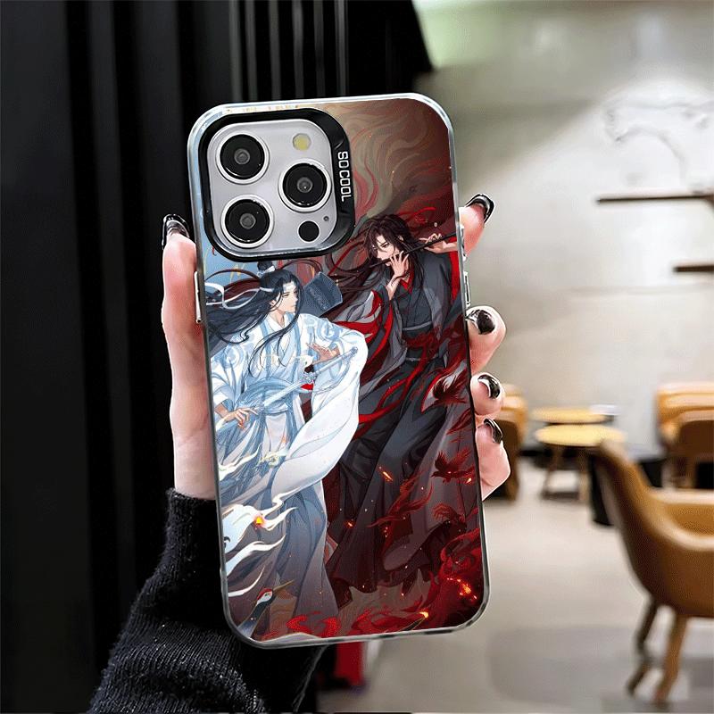 Чехол для телефона Mo Dao Zu Shi Аниме Ударопрочный для iPhone 17 Air 16 16E 15 Pro Max 14 Plus 13 Mini 12 Задняя крышка Противоударный Fundas