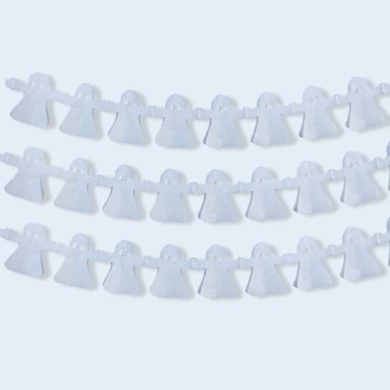 1 Тянуть Хэллоуин Подвесная Гирлянда Праздничное Торжество Простая Установка Ужасающая Украшение Бумага