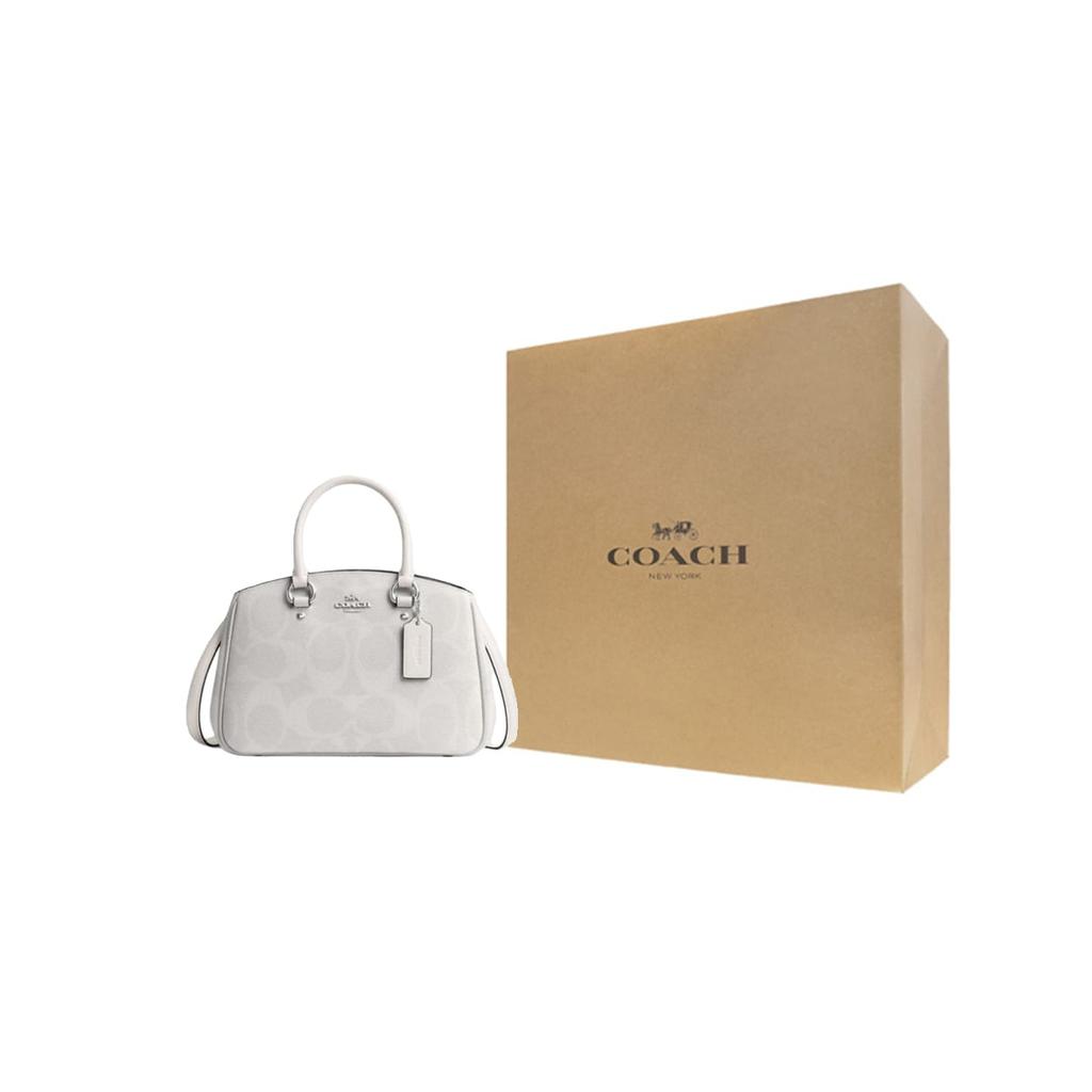 COACH Carryall Artificial Leather Handbag Large Women's White CAL53-SVXU5