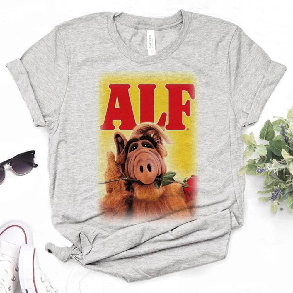 Alf tshirt women designer tshirt girl anime clothing