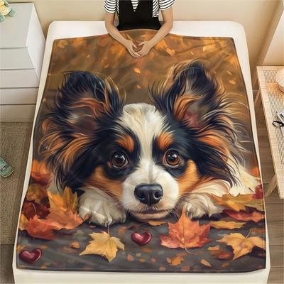 Винтажный Papillon, фланелевое одеяло с рисунком, Высокое качество, Комфортное для всех сезонов, Декор для дома, Тепло и уют, Идеально для подарков.