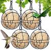 Birdcage Feeder Hollow Out Design Buckle Closing Durable Metal Non-deformation Outdoor Hanging