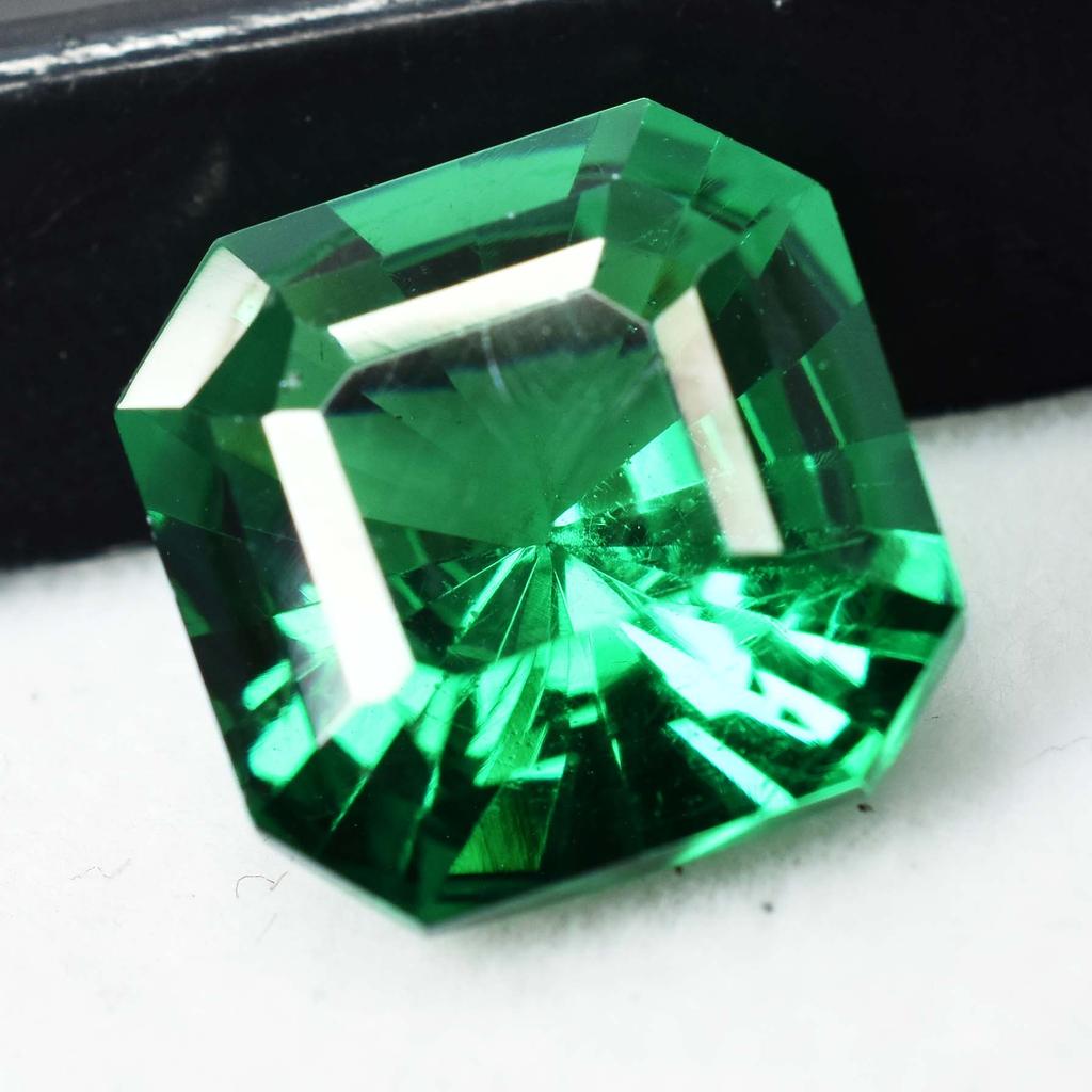 Genuine Green Garnet Natural Square Cut 8.15 Ct   Loose Gemstone
