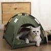Pet Cats Tent Bed House Breathable Foldable Pet Outdoor Summer Dog Basket Bed Comfortable Waterproof Cat Sleep Tent Pet Supplies