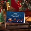 6Pcs Handmade Christmas Greeting Cards with Envelopes Folding Design DIY Xmas Card Cute Exquisite Christmas Gift Card Navidad