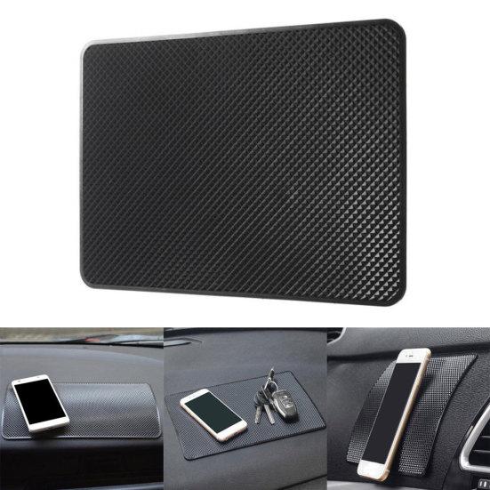 Универсальный клетчатый дизайн, противоскользящий автомобильный волшебный держатель для телефона, коврик для приборной панели, коврик для ключа