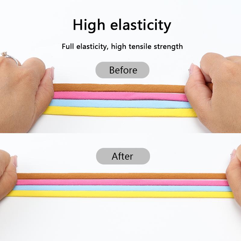 Шнурки с перекрестными замками без завязок, кроссовки с эластичными шнурками шириной 8 мм для детей и взрослых, спортивная обувь для отдыха без завязок, шнурки, аксессуары для обуви