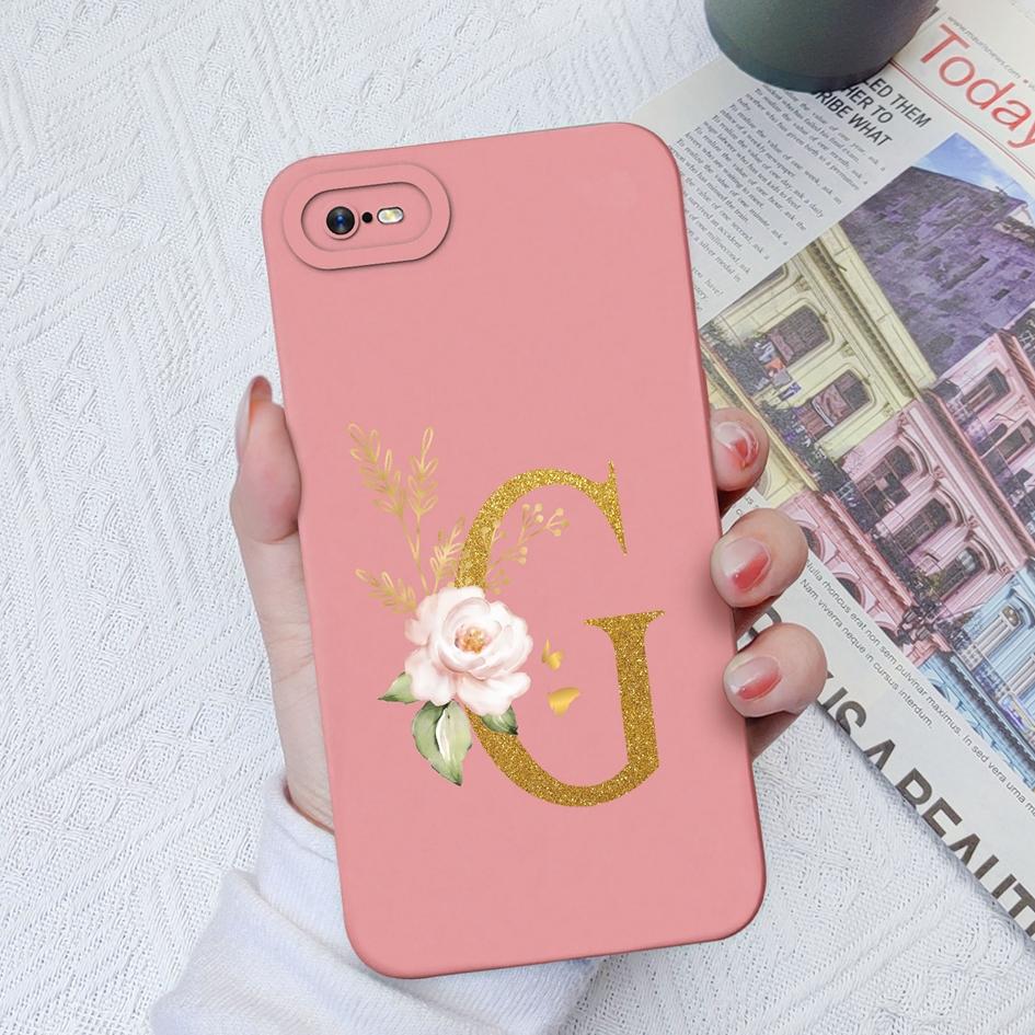 Для OPPO Realme C11 C12 C15 C33 C17 C35 C20 C30 Роскошный защитный квадратный жидкий силиконовый чехол из мягкого ТПУ с цветочными буквами для Realme Funda Coque, бампер