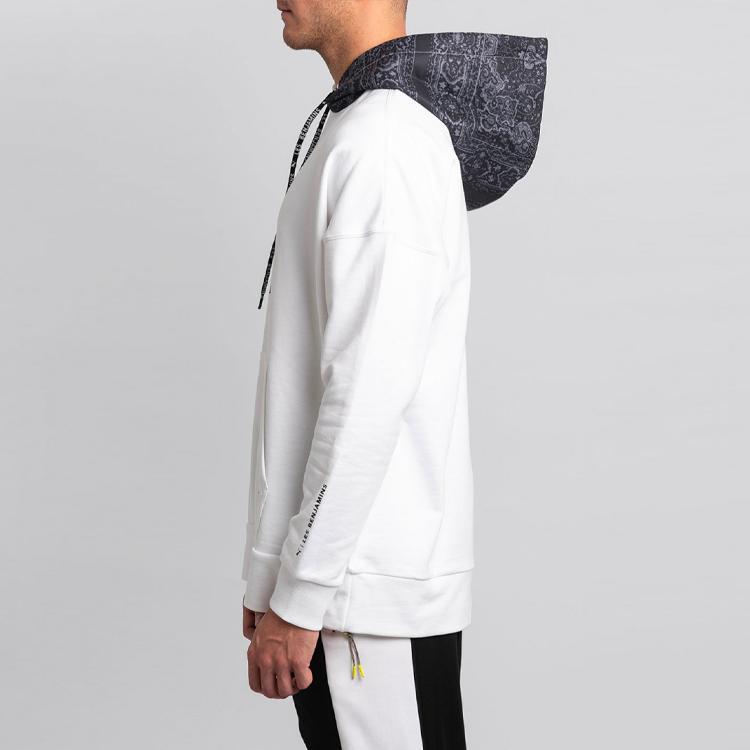 Puma X Les Benjamins Hooded Long Sleeve Sweatshirt Men Tops White 595470-02