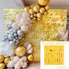 Iridescent Party Sequin Backdrop Glitter Shimmer Square Sequin Panel Wall Popular Wedding Decor Baby Shower Birthday Decoration