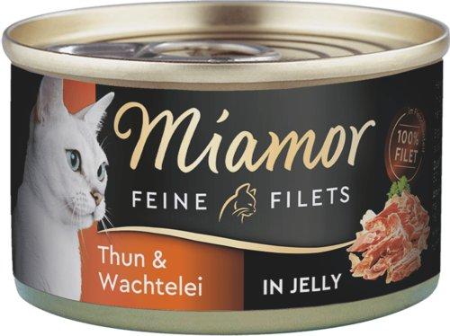Miamor | Feine Filets In Jelly | 100G Can - Tuna with Quail Eggs 100G