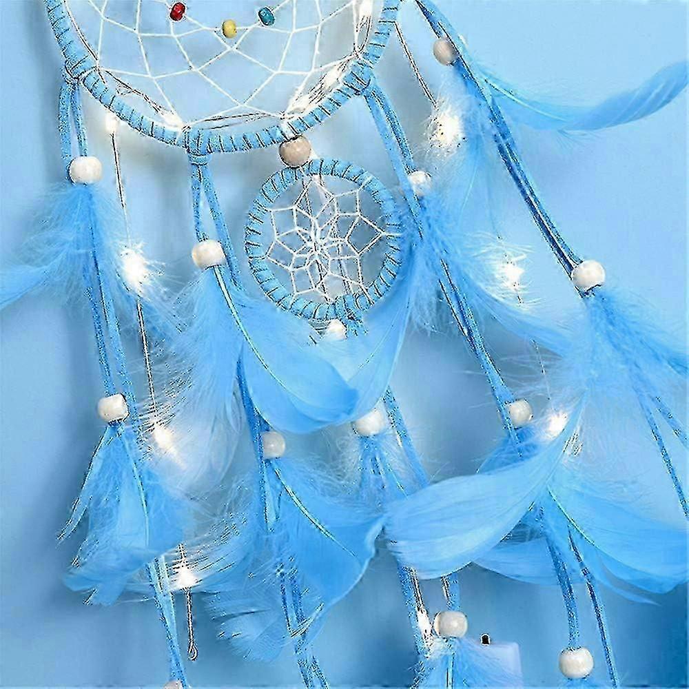 Wind-up Dream Catcher Light - Battery-powered Bedroom Decor
