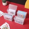 3 шт. Коробка для игральных карт, Прозрачный кейс для колоды, Можно поместить два изображения покера (НЕТ карт) Рождество, Хэллоуин, День благодарения Подарочная часть