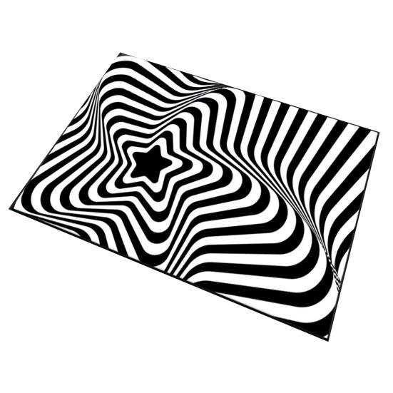 3D Оптическая Иллюзия Напольный Коврик Нескользящий Устойчивый Дизайн Легко Чистящийся Напольный Ковер с Потрясающим Визуальным Эффектом Норы Машинная Стирка Ковер для Зоны