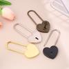 1 Set Metal Heart Shaped Padlock Antique Style Love Lock Set With Key Wedding Valentine'S Day Gifts Couple Wishing Lock
